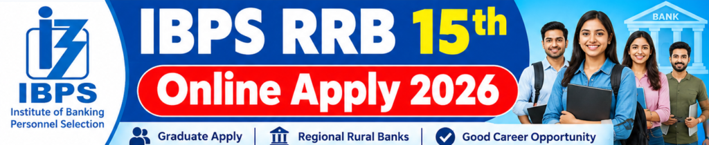 IBPS RRB 15th Online Apply 2026